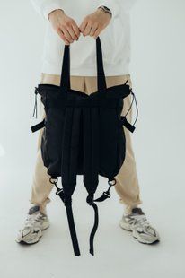 ШОПЕР-РЮКЗАК Smartbag чорний тканина