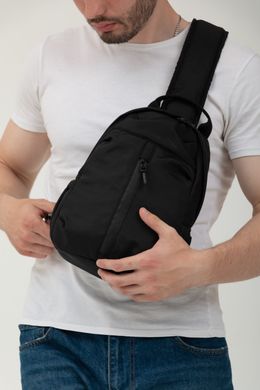 Мужская нагрудная сумка Kangoo черная