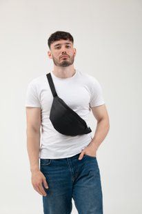 Поясна сумка Trim чорна екошкіра