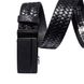 Черный мужской кожаный ремень от бренда SG Empire